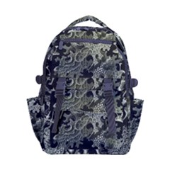 Weave Haeckel Lichenes Photobionten Carry-on Double Buckle Travel Backpack by Cemarart