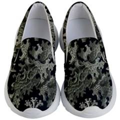 Weave Haeckel Lichenes Photobionten Kids Lightweight Slip Ons by Cemarart