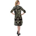 Weave Haeckel Lichenes Photobionten Long Sleeve Mini Shirt Dress View2