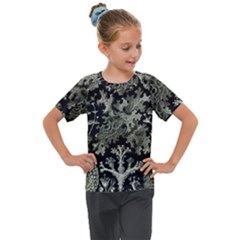 Weave Haeckel Lichenes Photobionten Kids  Mesh Piece T-shirt