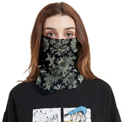 Weave Haeckel Lichenes Photobionten Face Covering Bandana (two Sides)