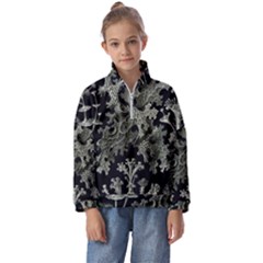 Weave Haeckel Lichenes Photobionten Kids  Half Zip Hoodie