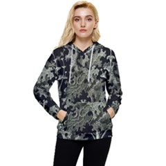 Weave Haeckel Lichenes Photobionten Women s Lightweight Drawstring Hoodie