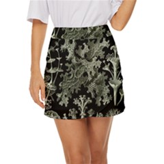 Weave Haeckel Lichenes Photobionten Mini Front Wrap Skirt