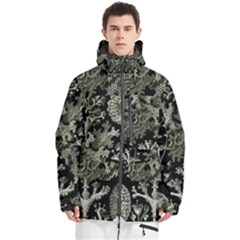 Weave Haeckel Lichenes Photobionten Men s Multi Pockets Zip Ski And Snowboard Waterproof Breathable Jacket