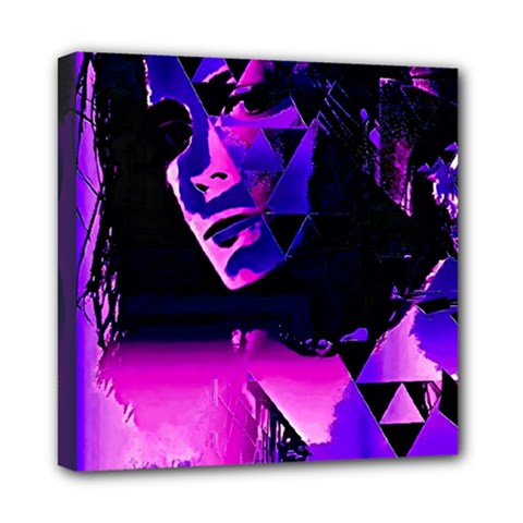 Counting Coup Ultraviolet Mini Canvas 8  X 8  (stretched)