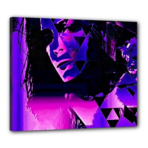 Counting Coup Ultraviolet Canvas 24  X 20  (stretched)