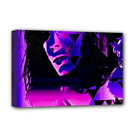 Counting Coup Ultraviolet Deluxe Canvas 18  X 12  (stretched)