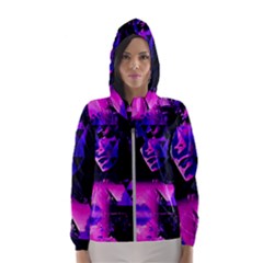 Counting Coup Ultraviolet Women s Hooded Windbreaker