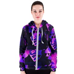 Counting Coup Ultraviolet Women s Zipper Hoodie