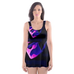 Counting Coup Ultraviolet Skater Dress Swimsuit by MRNStudios