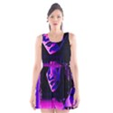 Counting Coup Ultraviolet Scoop Neck Skater Dress View1