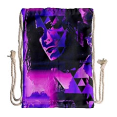 Counting Coup Ultraviolet Drawstring Bag (large)