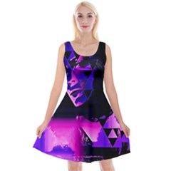 Counting Coup Ultraviolet Reversible Velvet Sleeveless Dress