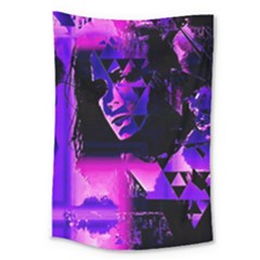 Counting Coup Ultraviolet Large Tapestry