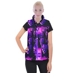 Counting Coup Ultraviolet Women s Button Up Vest