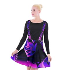 Counting Coup Ultraviolet Suspender Skater Skirt