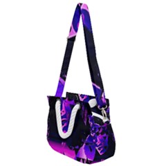 Counting Coup Ultraviolet Rope Handles Shoulder Strap Bag