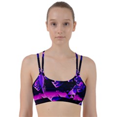 Counting Coup Ultraviolet Line Them Up Sports Bra