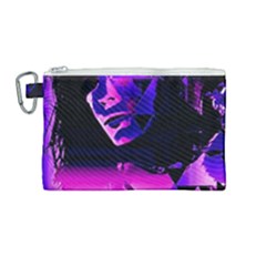 Counting Coup Ultraviolet Canvas Cosmetic Bag (medium)