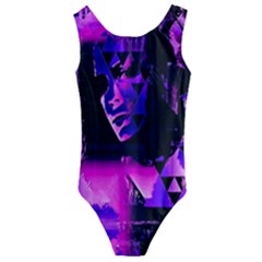 Counting Coup Ultraviolet Kids  Cut-out Back One Piece Swimsuit