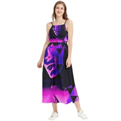 Counting Coup Ultraviolet Boho Sleeveless Summer Dress