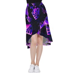 Counting Coup Ultraviolet Frill Hi Low Chiffon Skirt