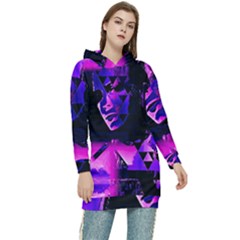 Counting Coup Ultraviolet Women s Long Oversized Pullover Hoodie