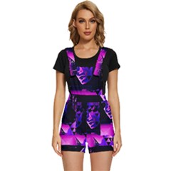 Counting Coup Ultraviolet Short Overalls by MRNStudios