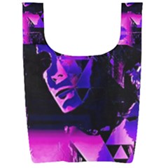 Counting Coup Ultraviolet Foldable Shopping Bag by MRNStudios