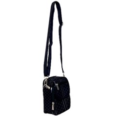 Mud-di Signature Upside Down Black Shoulder Strap Belt Bag