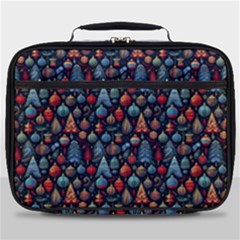 Vintage Style Christmas Decoration Pattern Motif Full Print Lunch Bag