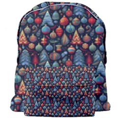 Vintage Style Christmas Decoration Pattern Motif Giant Full Print Backpack