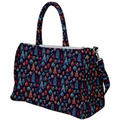 Vintage Style Christmas Decoration Pattern Motif Duffel Travel Bag