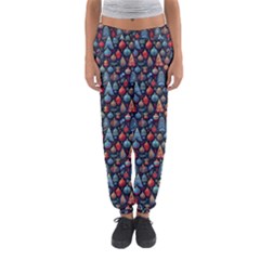 Vintage Style Christmas Decoration Pattern Motif Women s Jogger Sweatpants