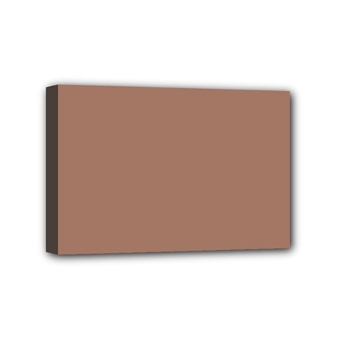 Mocha Mousse Hex Code #a47864 Mini Canvas 6  X 4  (stretched)