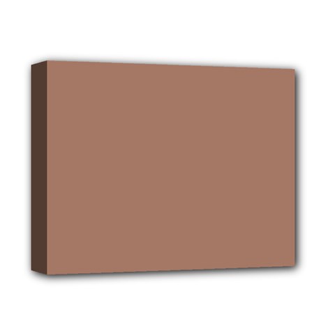 Mocha Mousse Hex Code #a47864 Deluxe Canvas 14  X 11  (stretched) by dressshop