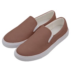 Mocha Mousse Hex Code #a47864 Men s Canvas Slip Ons