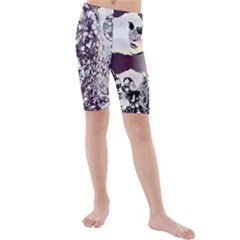 Marina Paper Cut Kids  Mid Length Swim Shorts