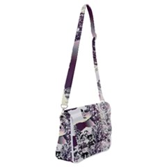 Marina Paper Cut Shoulder Bag With Back Zipper