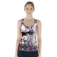 Marina Paper Cut Racer Back Sports Top