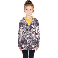 Marina Paper Cut Kids  Double Breasted Button Coat