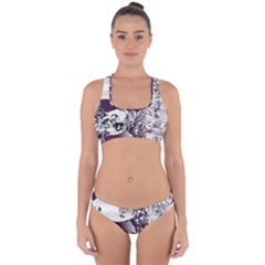 Marina Paper Cut Cross Back Hipster Bikini Set