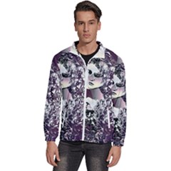 Marina Paper Cut Men s High Neck Windbreaker