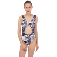 Marina Paper Cut Center Cut Out Swimsuit