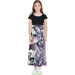 Marina Paper Cut Kids  Flared Maxi Skirt