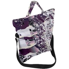 Marina Paper Cut Fold Over Handle Tote Bag