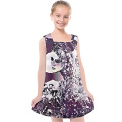 Marina Paper Cut Kids  Cross Back Dress