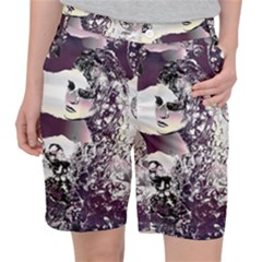 Marina Paper Cut Women s Pocket Shorts