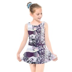 Marina Paper Cut Kids  Skater Dress Swimsuit